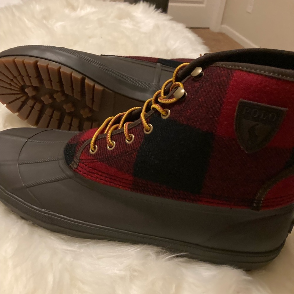 Men  Ralph polo rain boots
